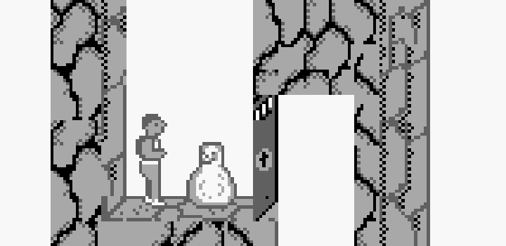 A Boy and His Blob Game Boy ingame